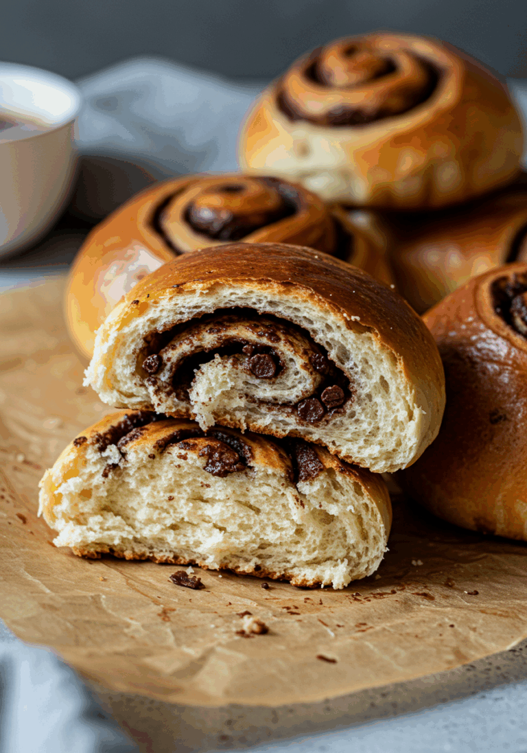 Super weiche Schoko Brötchen