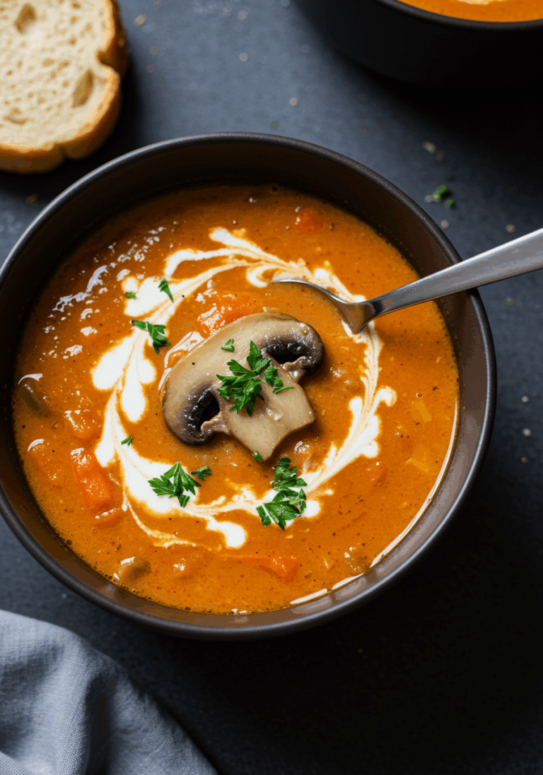 Ungarische Pilzsuppe