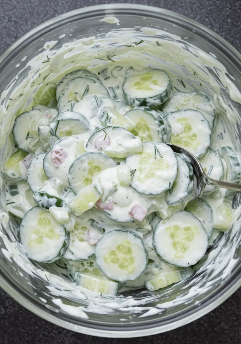 Gurkensalat mit Joghurt