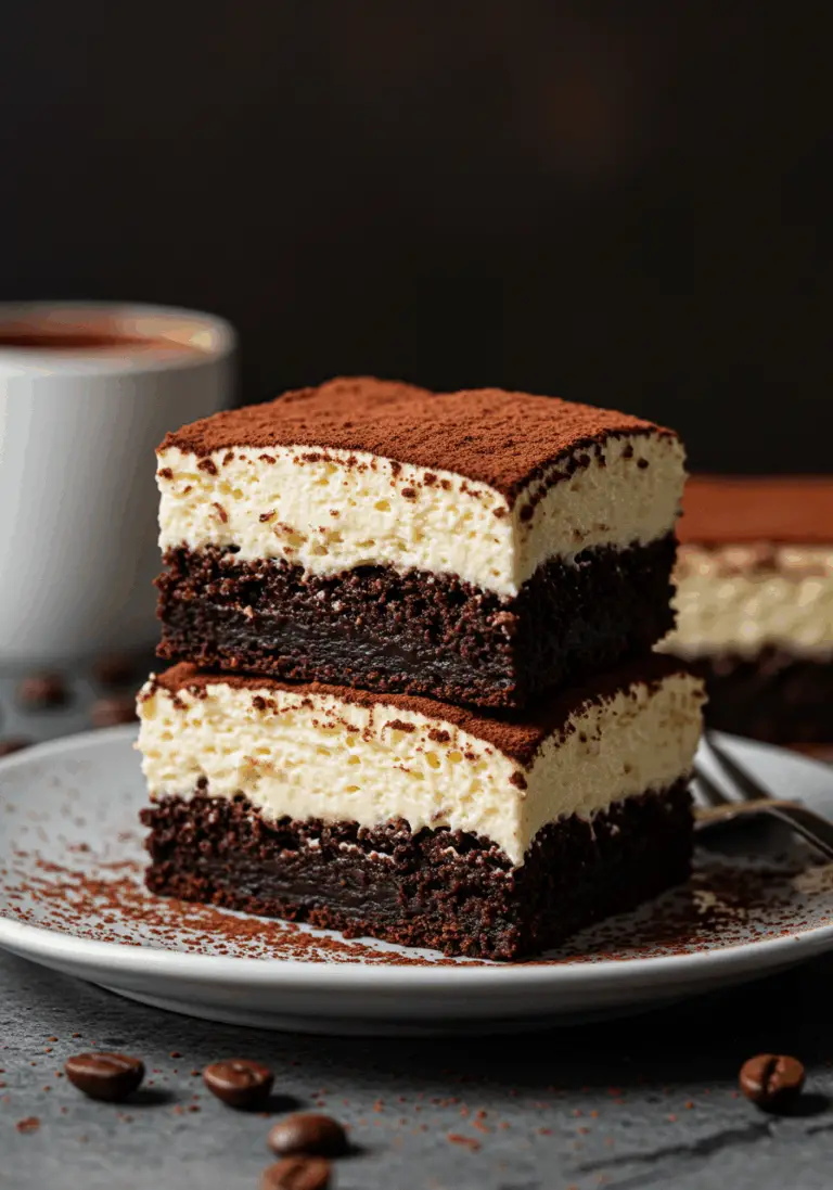 Schokoladige Tiramisu-Brownies