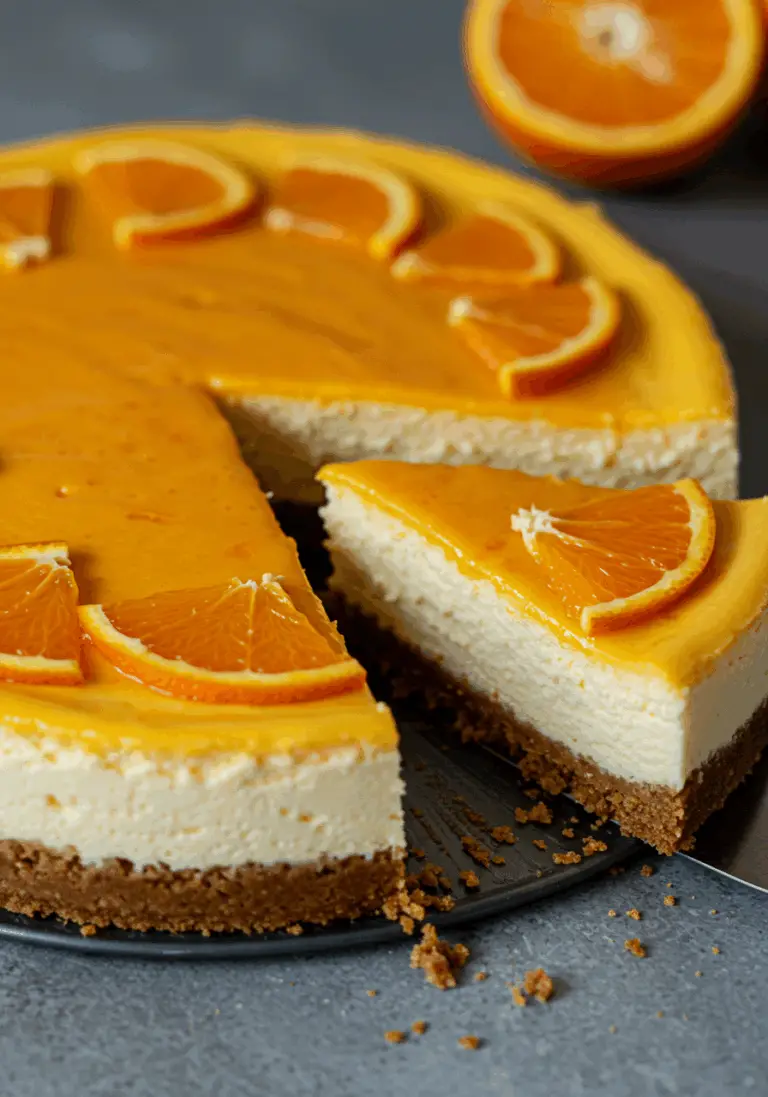 Orangen-Käsekuchen