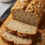 Haferflockenbrot mit Quark