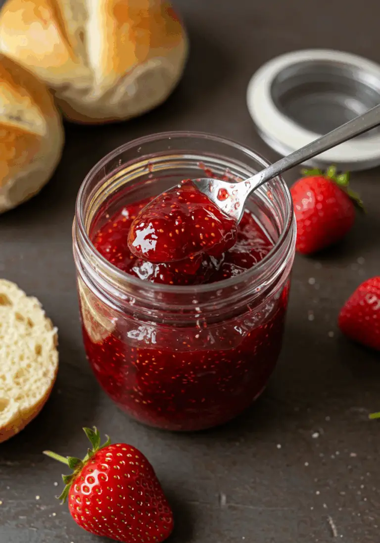 Einfache Erdbeermarmelade