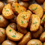 Knusprige Honig-Chili-Kartoffeln