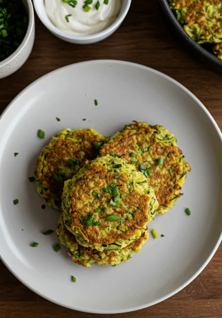 Zucchinipuffer aus dem Ofen