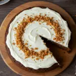 Schoko Karottenkuchen mit Frischkäse Frosting