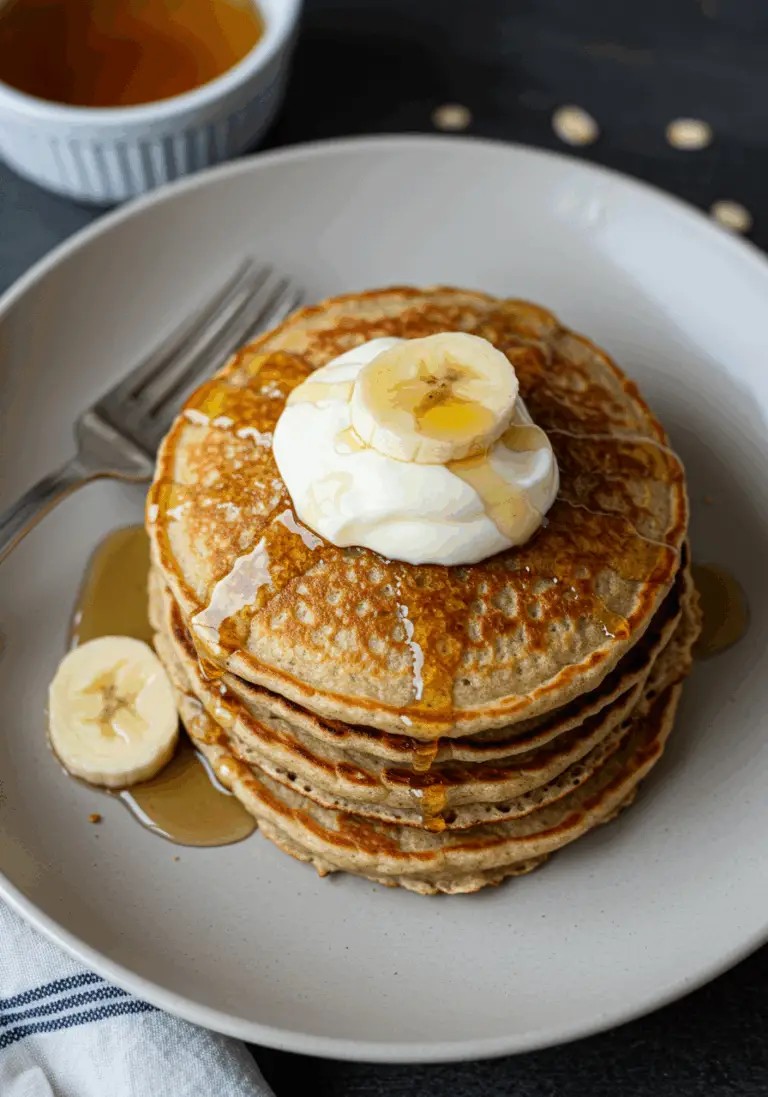 Haferflocken Bananen Pfannkuchen