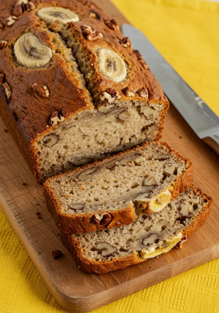 Bananenbrot mit Quark