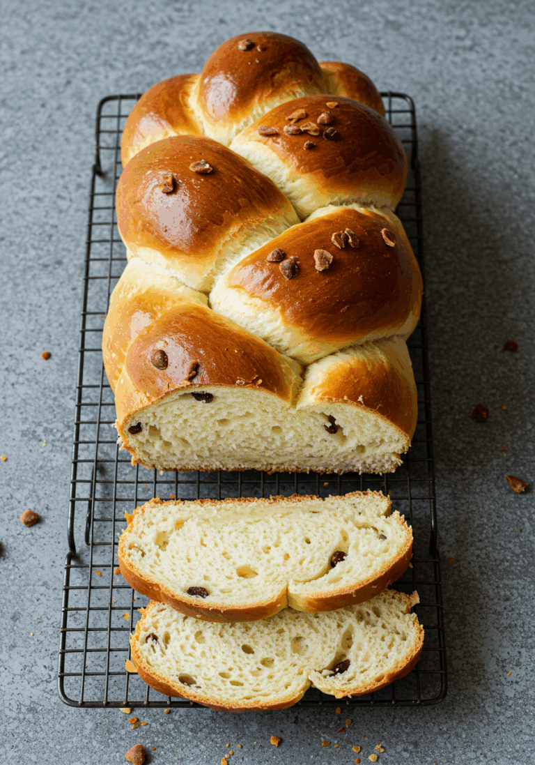 Osterbrot mit Quark