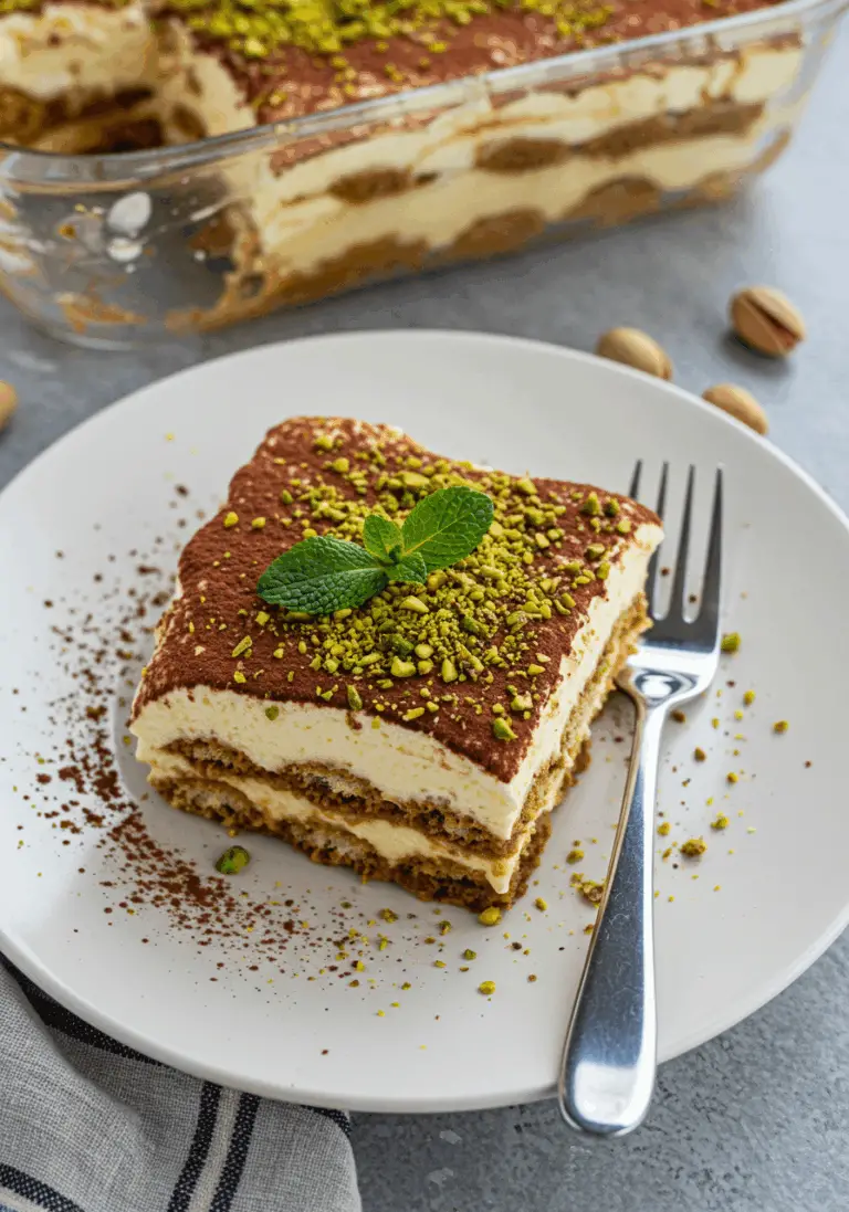 Himmlisches Pistazien-Tiramisu