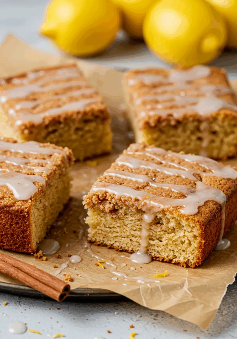 Zimtschneckenkuchen mit Vanilleglasur