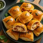Gesunde Pizza Taschen mit viel Protein