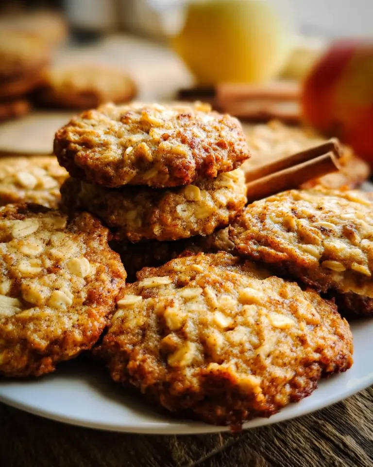 Apfel-Haferflocken-Kekse mit Zimt: Einfaches Rezept zum Nachbacken