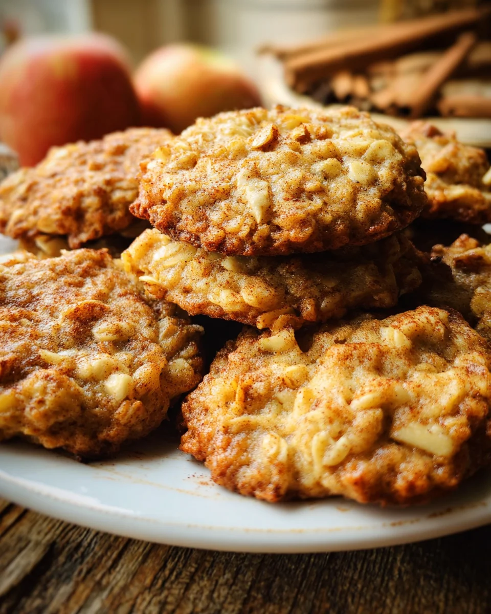 Apfel-Haferflocken-Kekse