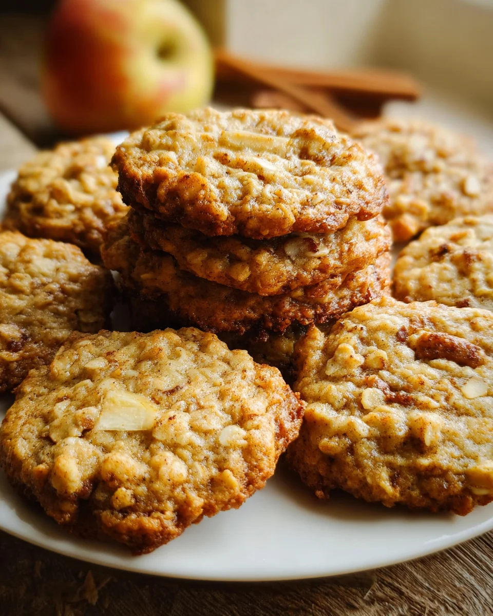 Apfel-Haferflocken-Kekse