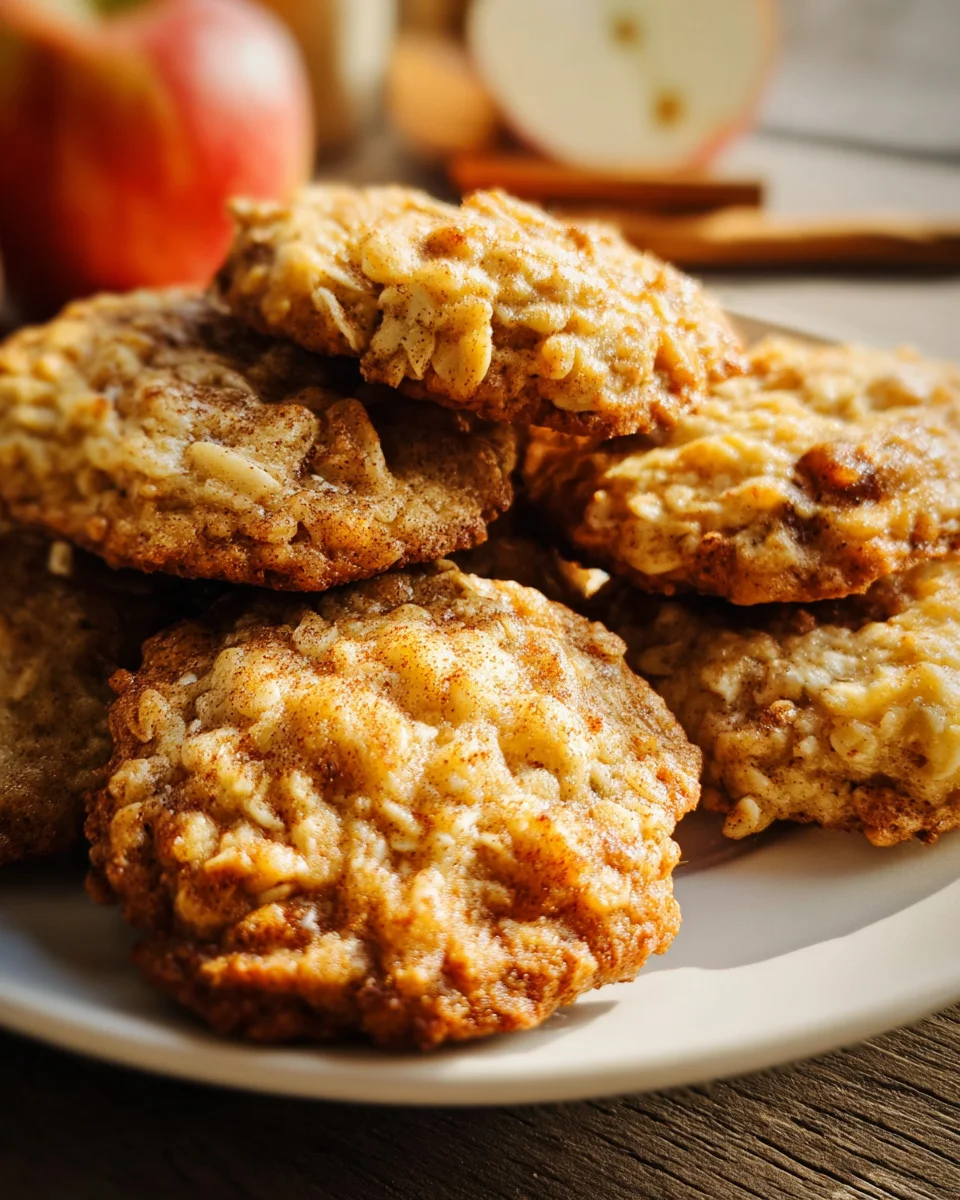 Apfel-Haferflocken-Kekse