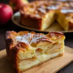 Apfelkuchen mit Pudding