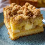 Apfelkuchen mit Vanillepudding und Streuseln