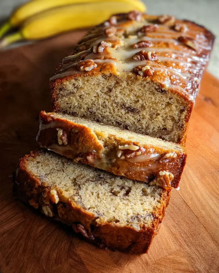 Bananenbrot mit Quark