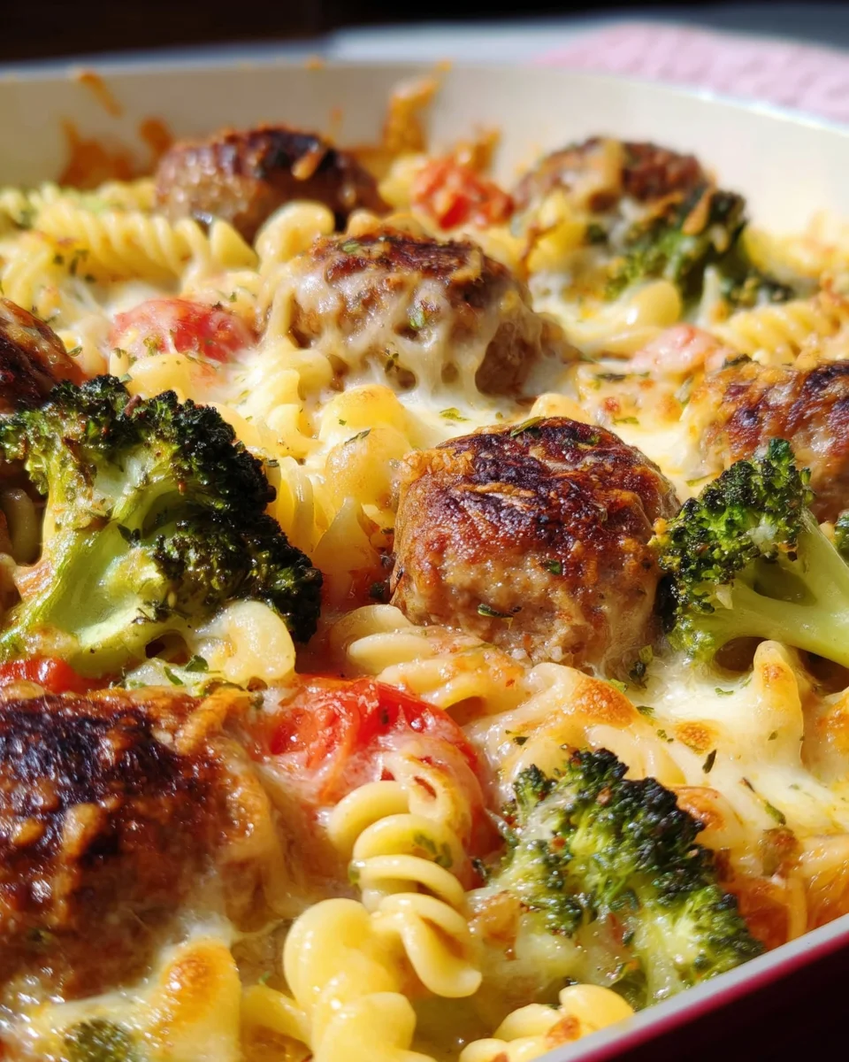 Broccoli-Nudelauflauf