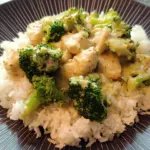 Brokkoli-Hühnchen-Pfanne mit Reis von befuse