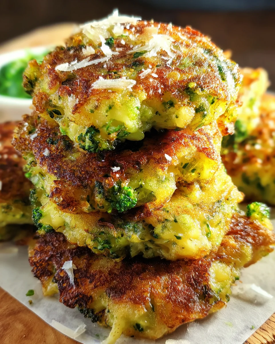 Brokkoli-Käse-Puffer