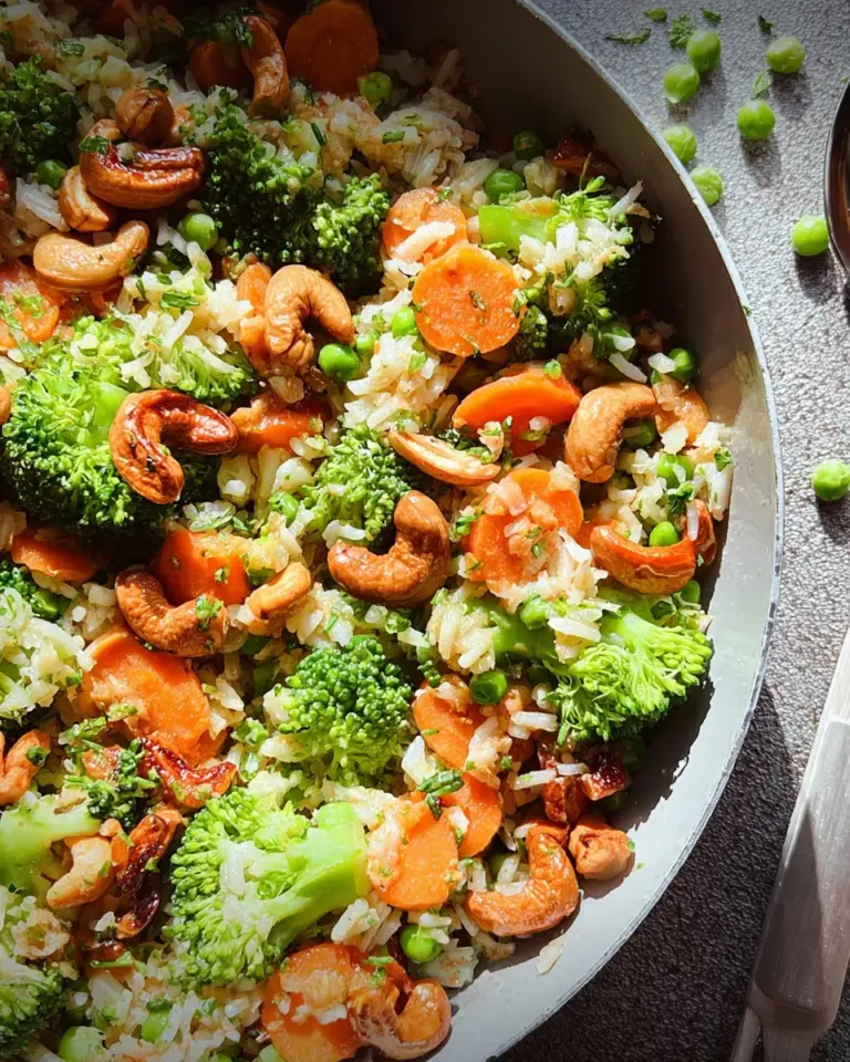 Brokkoli-Reis-Pfanne – schnelles & vegetarisches Rezept