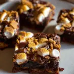 Brownie mit Marshmallows und Kekse (einfaches Rezept)