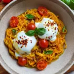 Burrata Pasta mit Kirschtomaten