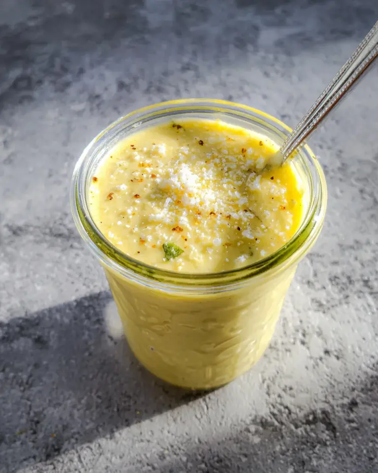 Caesar Dressing ohne Ei und ohne Sardellen