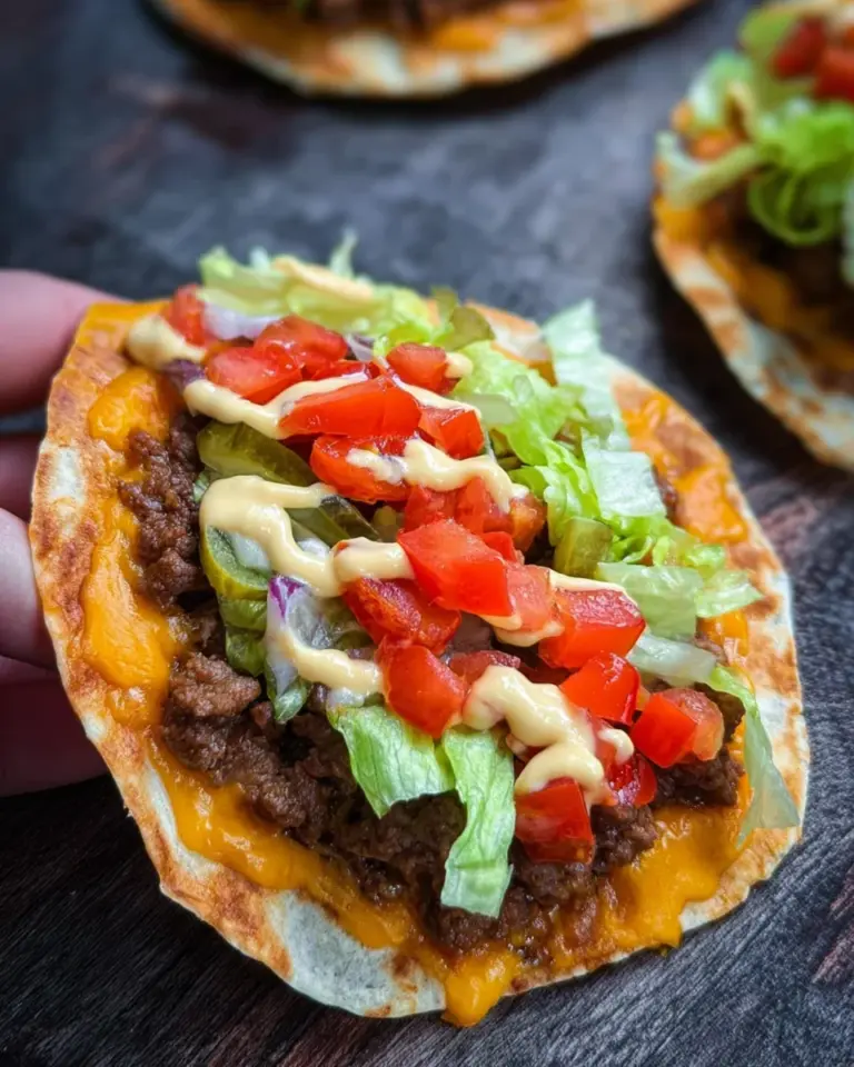 Cheeseburger Wraps aus der Pfanne