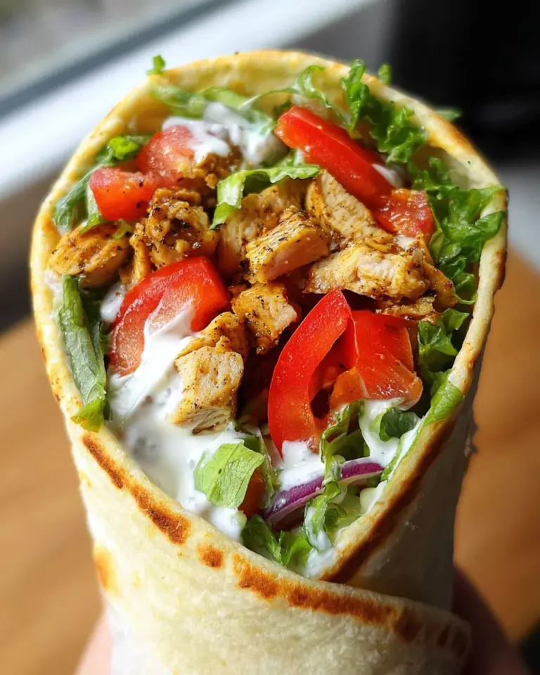 Chicken Wraps - saftige Füllung für Wraps mit Hähnchen