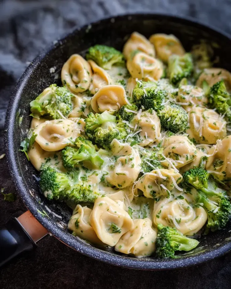 Cremige Tortellini Brokkoli Pfanne