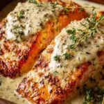 Cremiges Lachsfilet aus dem Ofen