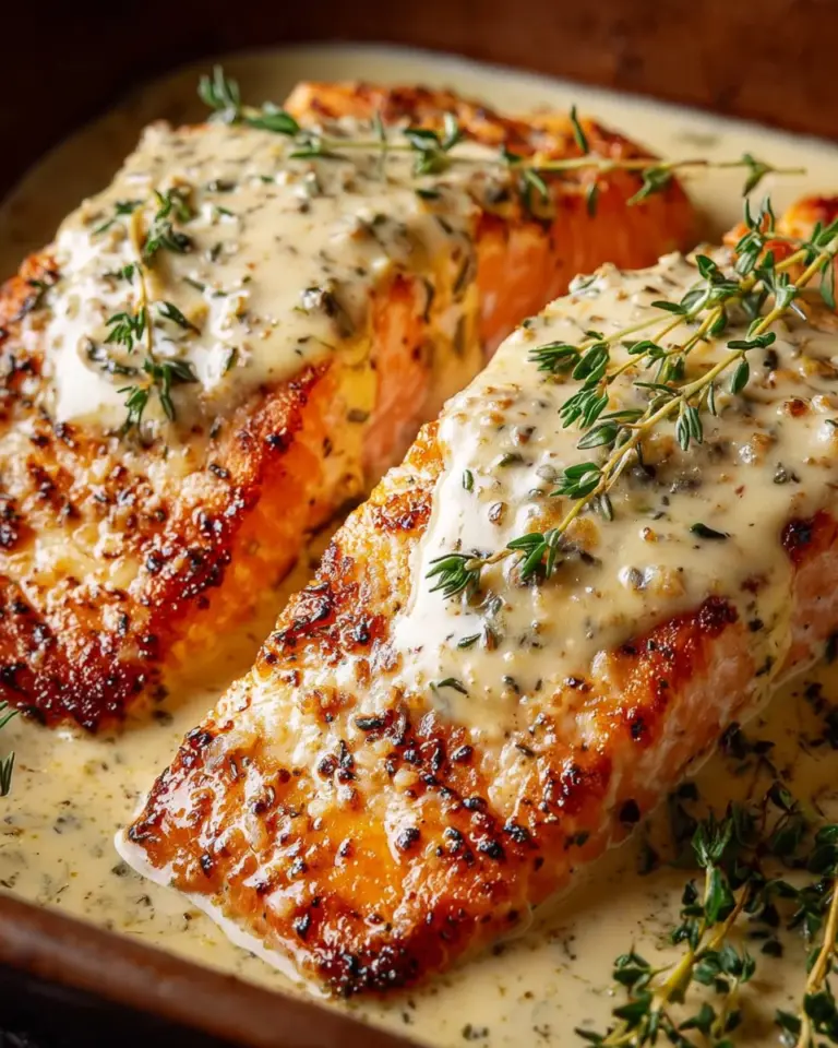 Cremiges Lachsfilet aus dem Ofen