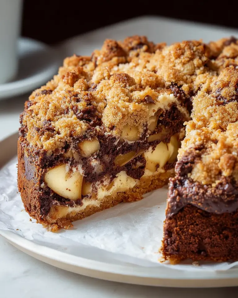 Dreifacher Kuchengenuss: Schoko, Apfel & Streusel vereint