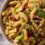 Einfache vegane Marry Me Chicken Pasta
