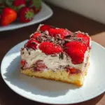Erdbeere Stracciatella Kuchen