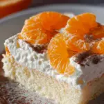 Fantakuchen mit Mandarinen und Schmandcreme