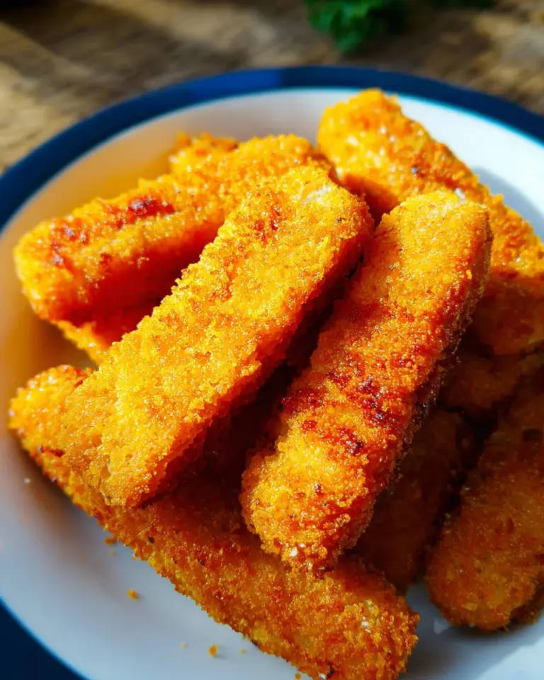 Fischstäbchen aus der Heißluftfritteuse