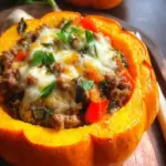 Gefüllter Kürbis mit Hackfleisch: 2 Tricks, die dich umhauen
