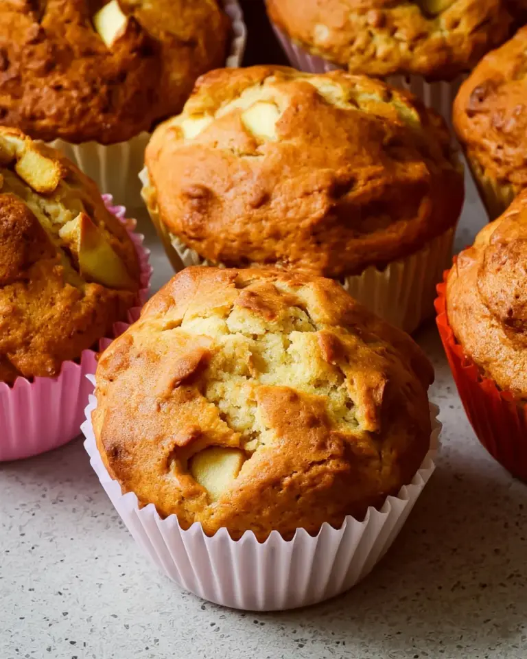 Gesunde Apfelmuffins ohne Zucker