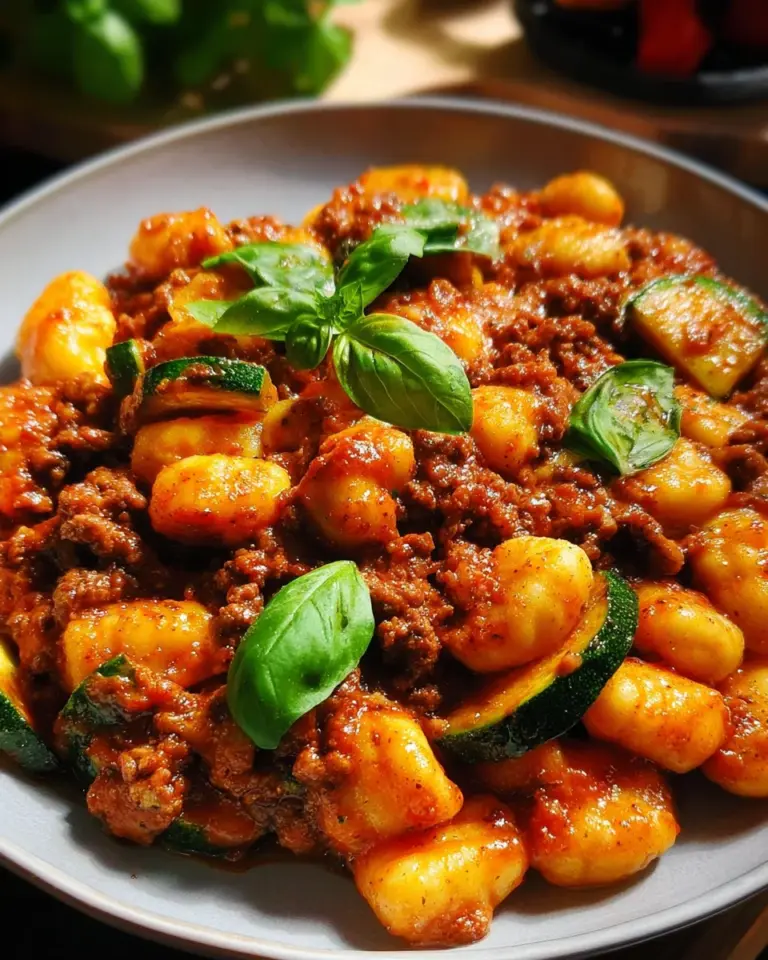 Gnocchi mit Hackfleisch - einfach und lecker