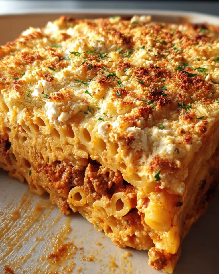 Griechischer Nudelauflauf Rezept