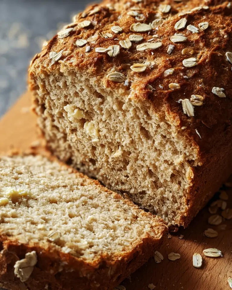 Haferflockenbrot mit Quark