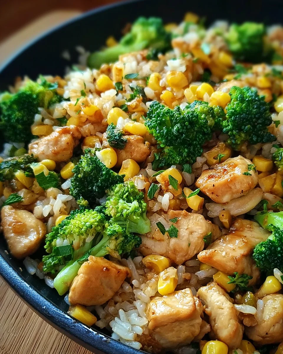 Hähnchen-Reis-Pfanne