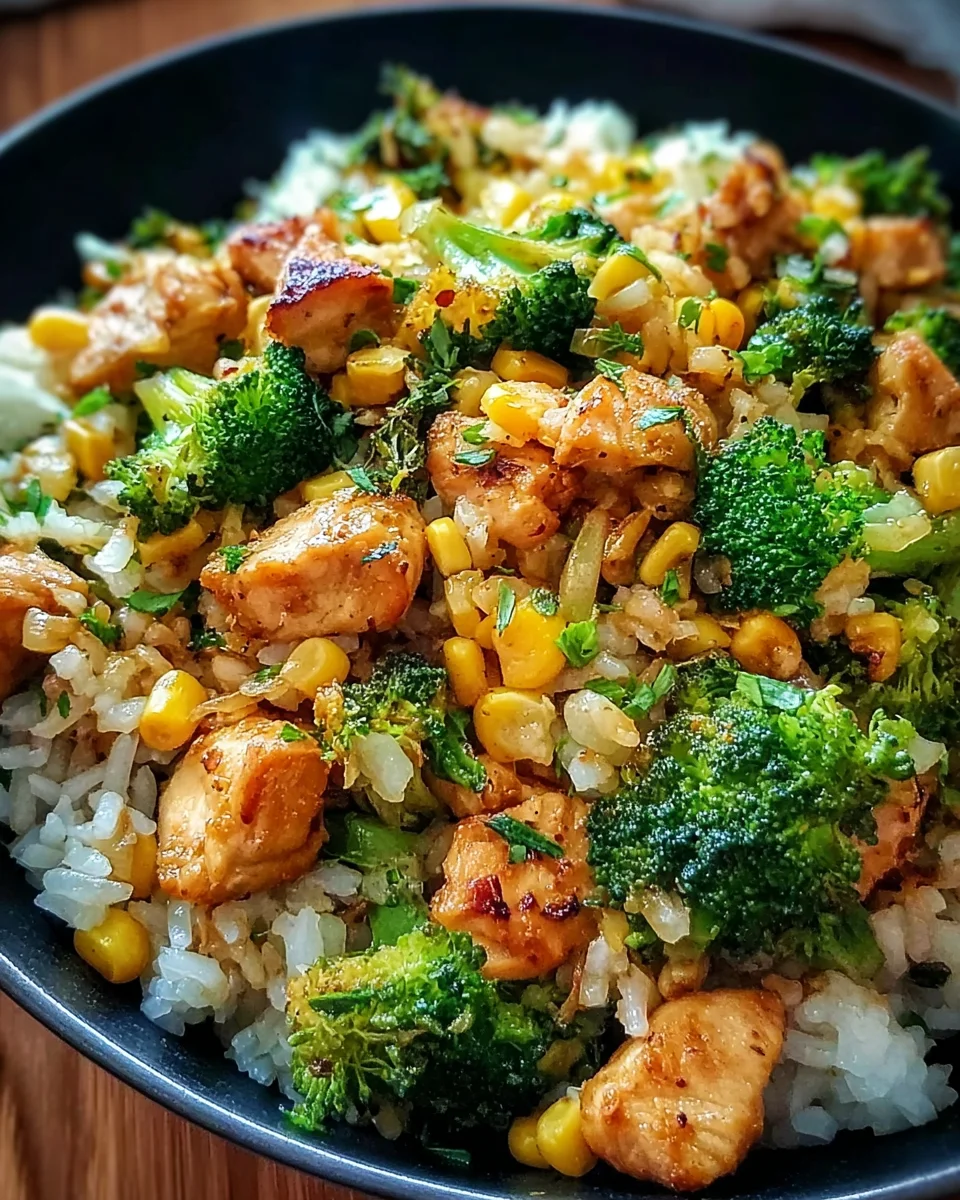 Hähnchen-Reis-Pfanne