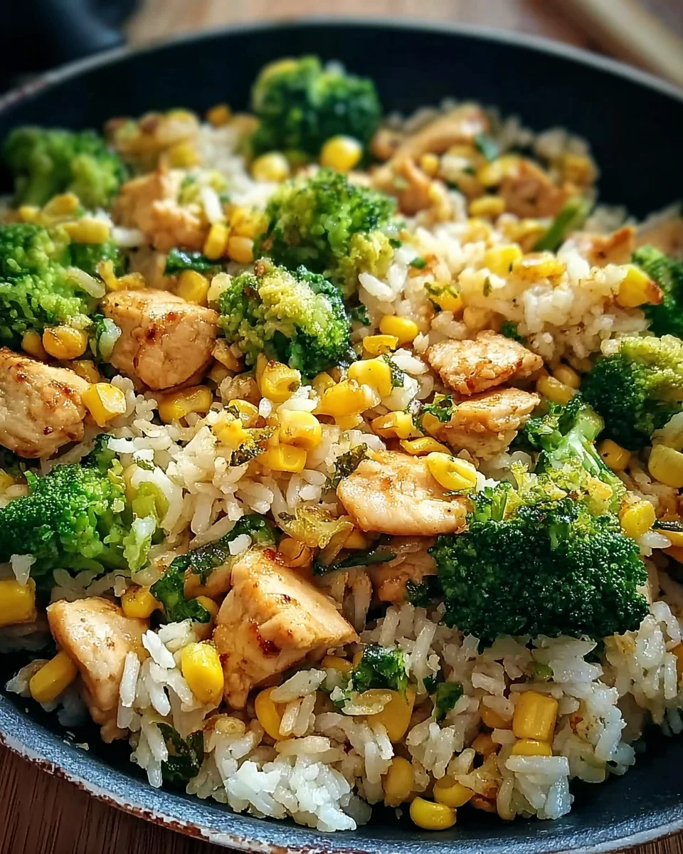 Hähnchen-Reis-Pfanne