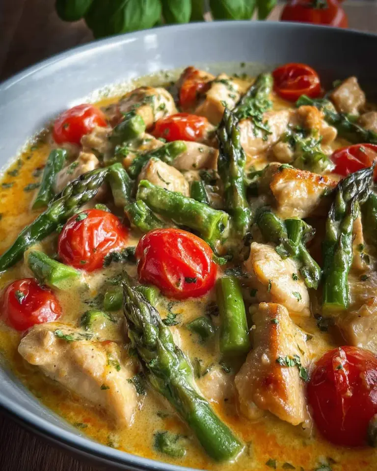 Hähnchen Spargel Pfanne: 30 Min. Glück!