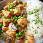 Hähnchengeschnetzeltes mit Reis